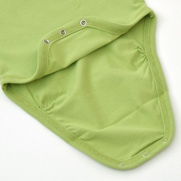 オーガニックコットン ベビー ボディスーツ（半袖）