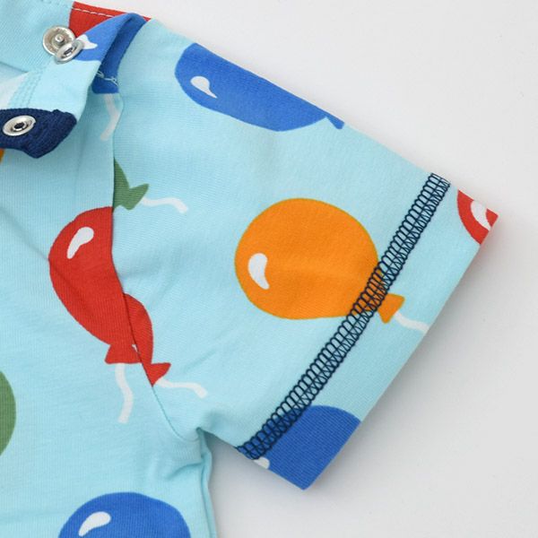 オーガニックコットン ベビーパジャマ(半袖) Ballon