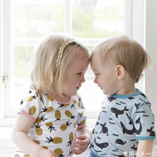 オーガニックコットン ベビーパジャマ(半袖) Ballon