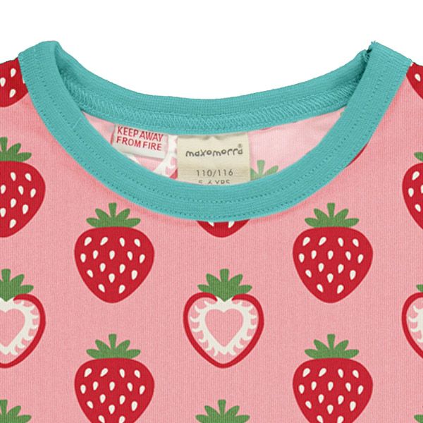 オーガニックコットン キッズパジャマ（半袖）Strawberry