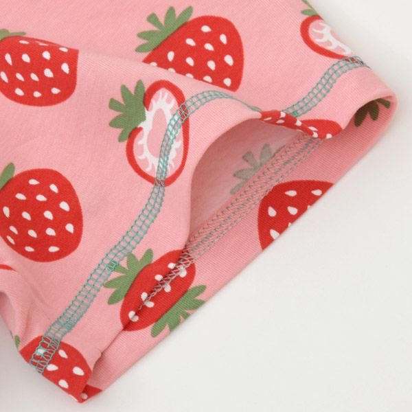 オーガニックコットン キッズパジャマ（半袖）Strawberry
