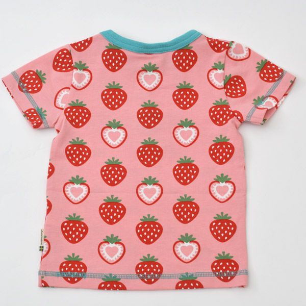 オーガニックコットン キッズパジャマ（半袖）Strawberry
