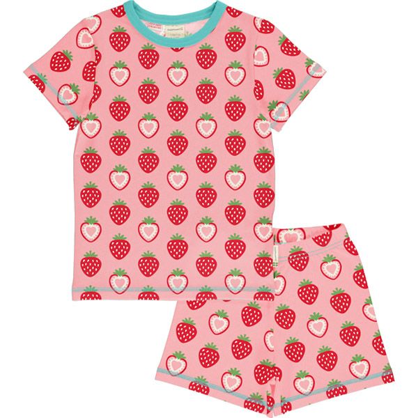 オーガニックコットン キッズパジャマ（半袖）Strawberry