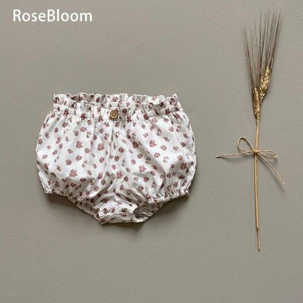 オーガニックコットン ベビー フリルブルマFleur