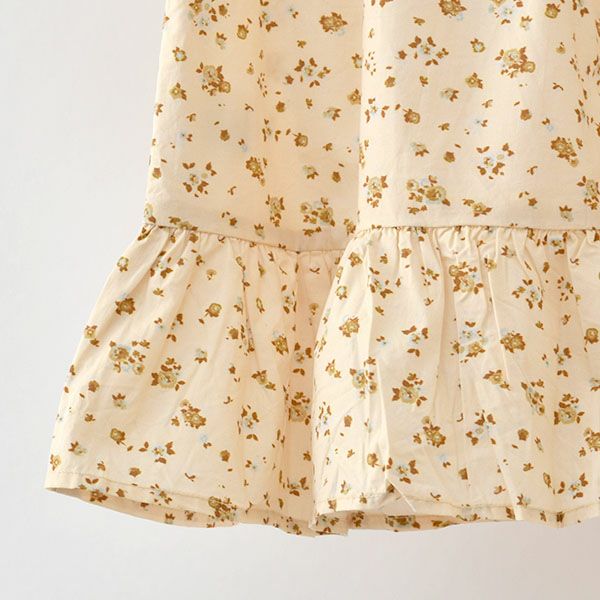 オーガニックコットン キッズ フリルカラーブラウスElena