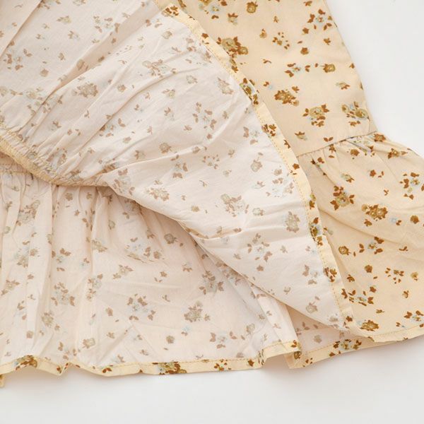 オーガニックコットン キッズ フリルカラーブラウスElena