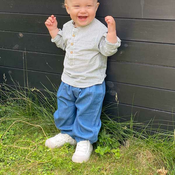 オーガニックコットン キッズ ルーズフィットパンツ Fly