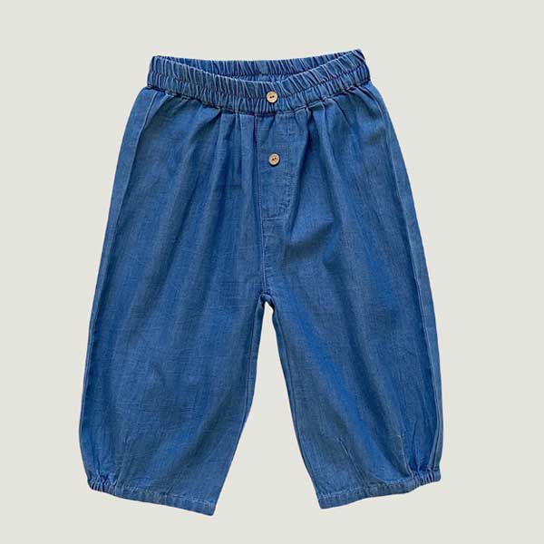 オーガニックコットン キッズ ルーズフィットパンツ Fly