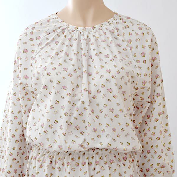 オーガニックコットン ウエストゴムワンピース Liberty