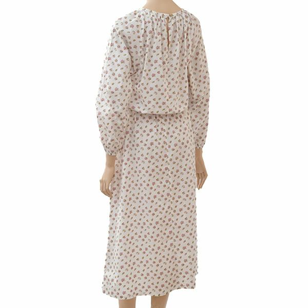 オーガニックコットン ウエストゴムワンピース Liberty