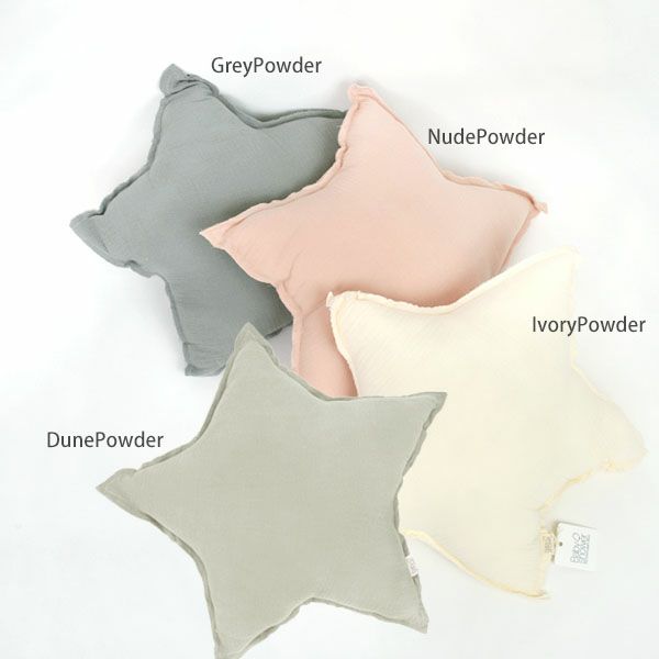 オーガニックコットン クッションピロー STAR