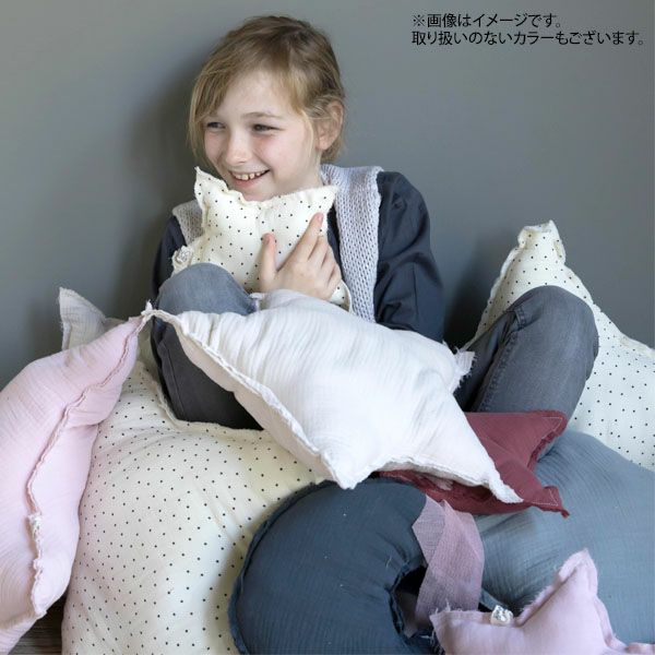 オーガニックコットン クッションピロー STAR