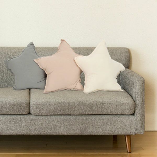 オーガニックコットン クッションピロー STAR