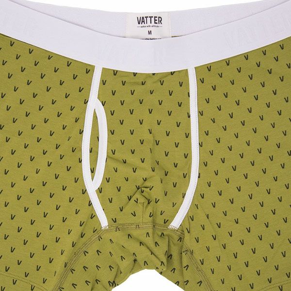 オーガニックコットン メンズボクサーパンツ V