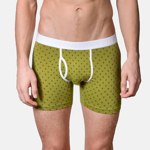 オーガニックコットン メンズボクサーパンツ V