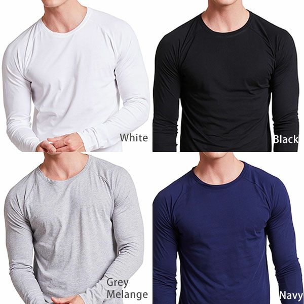 オーガニックコットン メンズTシャツ(長袖)TenderTed