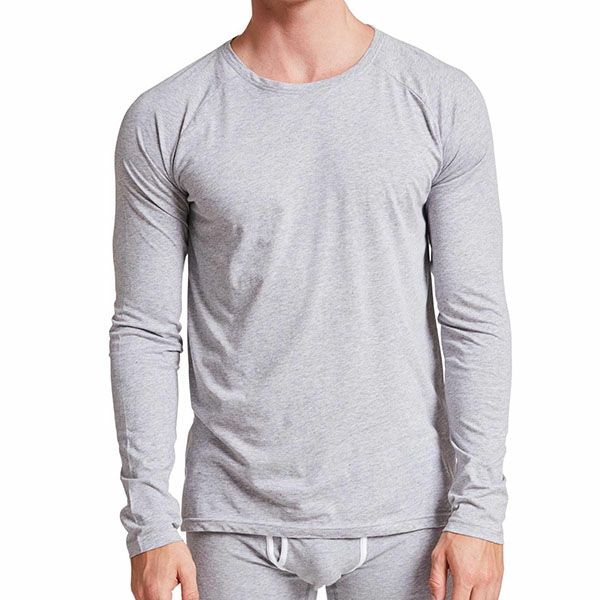 オーガニックコットン メンズTシャツ(長袖)TenderTed