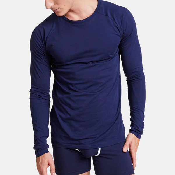 オーガニックコットン メンズTシャツ(長袖)TenderTed