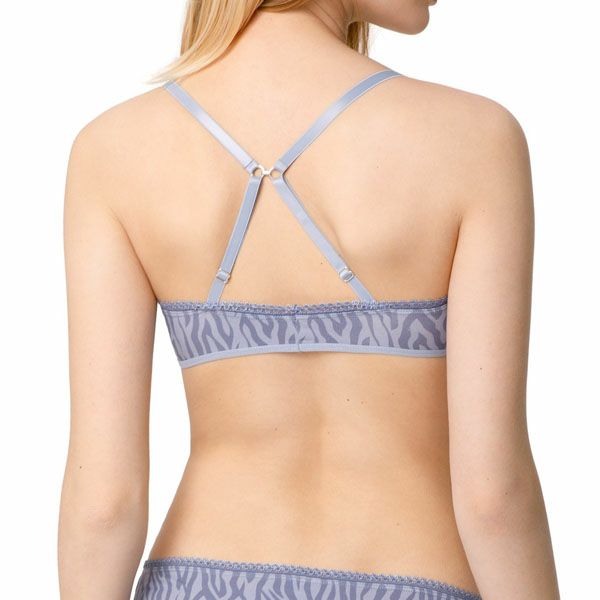 オーガニックコットン トライアングルブラ Print