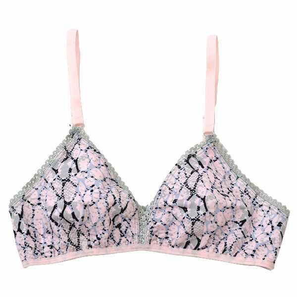 オーガニックコットン トライアングルブラ Print