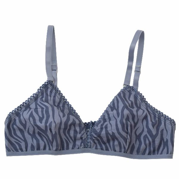 オーガニックコットン トライアングルブラ Print