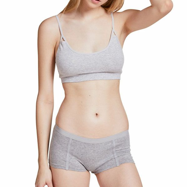 オーガニックコットン ビスチェブラ