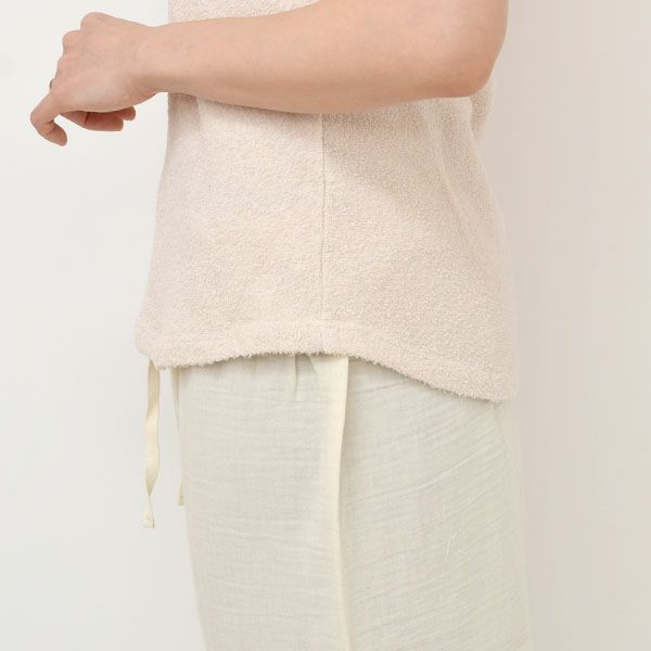 オーガニックコットン パイルフレンチスリーブカットソー