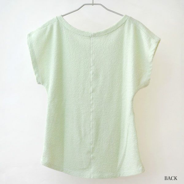 オーガニックコットン パイルフレンチスリーブカットソー