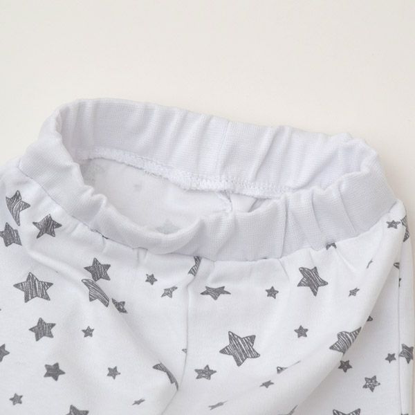 【SALE／20%OFF】 オーガニックコットン ベビーパンツStar(2色セット)