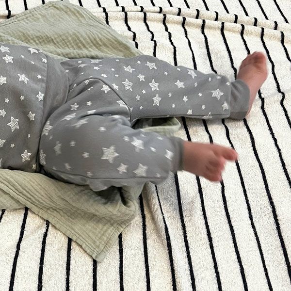 【SALE／20%OFF】 オーガニックコットン ベビーパンツStar(2色セット)