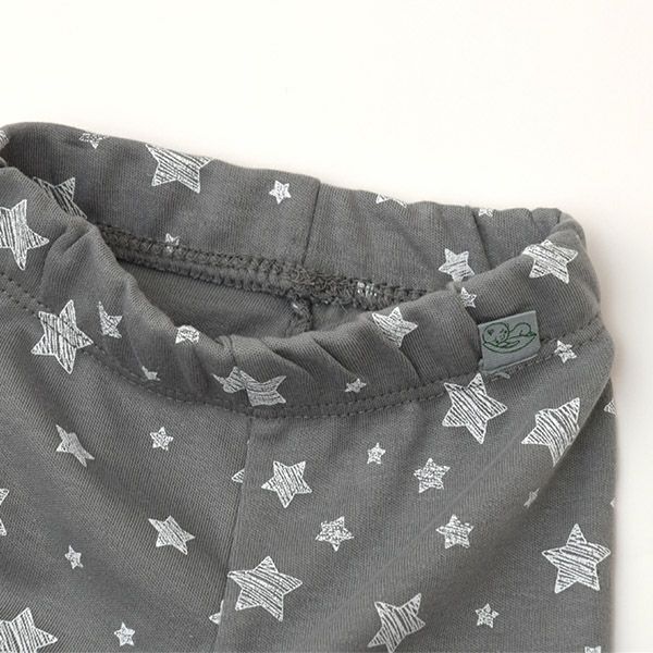 オーガニックコットン ベビー足つきパンツStar(2色セット)