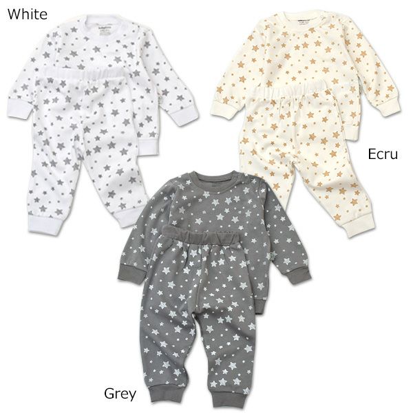 オーガニックコットン ベビーパジャマStar