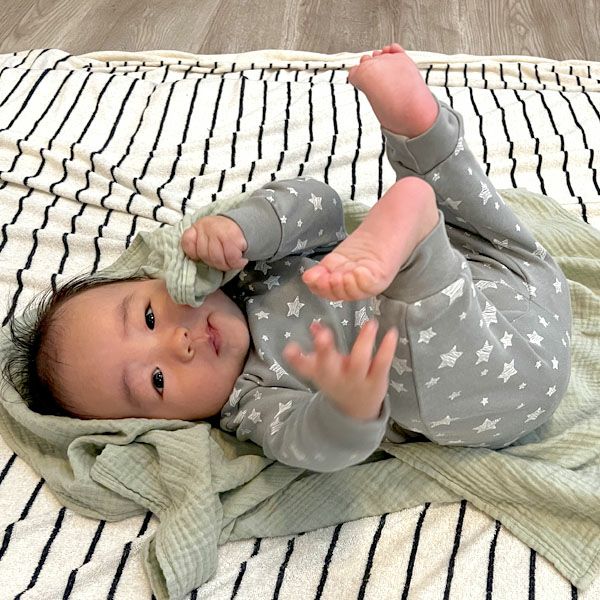 オーガニックコットン ベビーパジャマStar