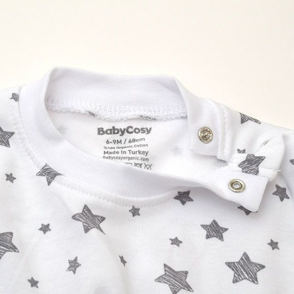 オーガニックコットン ベビーパジャマStar