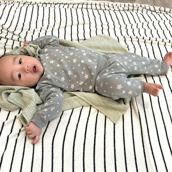 オーガニックコットン ベビーパジャマStar