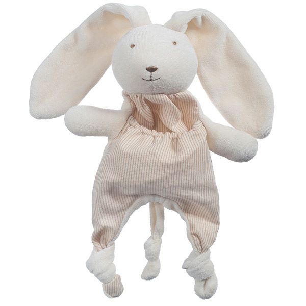 オーガニックコットン ポケット付きホーランドロップのぬいぐるみ