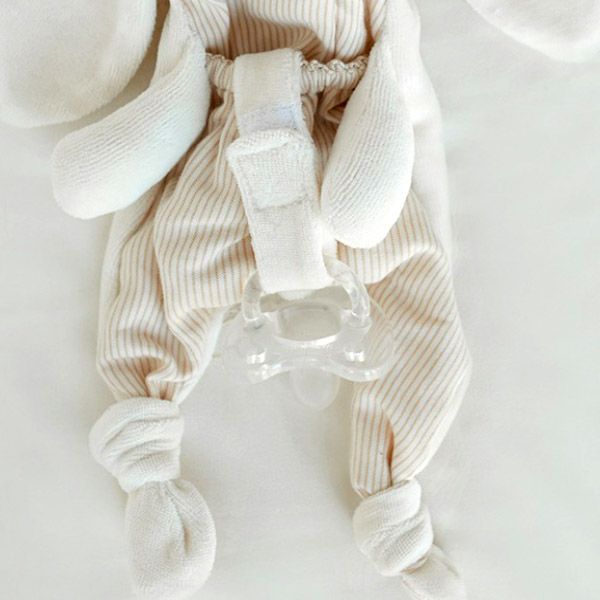 オーガニックコットン ポケット付きホーランドロップのぬいぐるみ