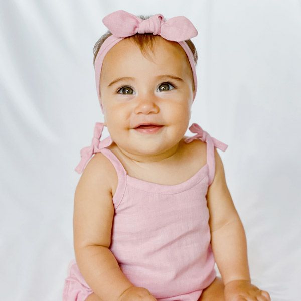 オーガニックコットン ベビーモスリン ヘッドバンド
