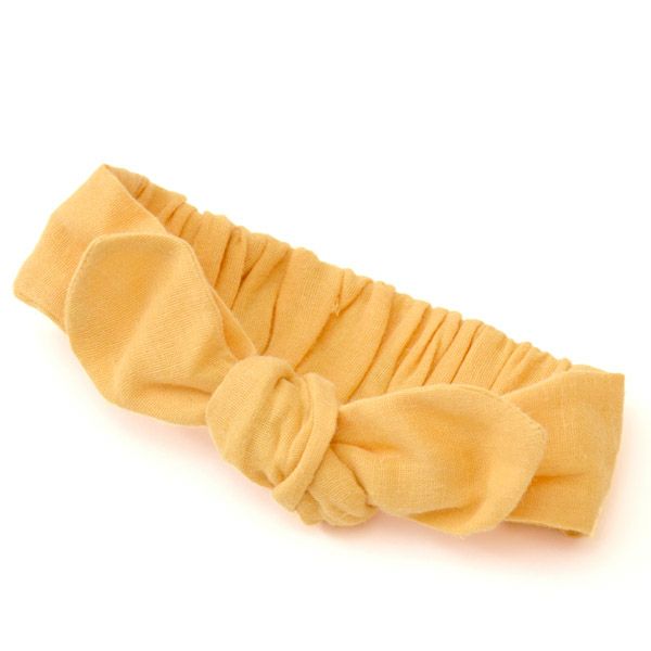 オーガニックコットン ベビーモスリン ヘッドバンド
