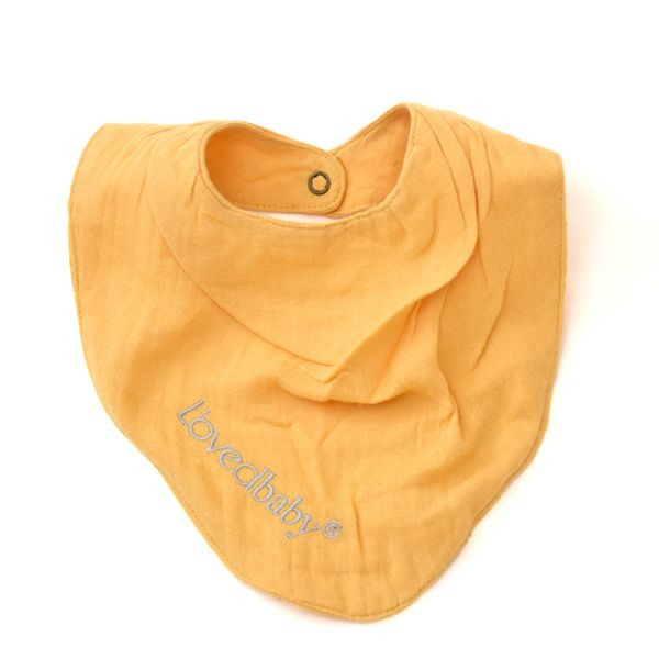 オーガニックコットン ベビーモスリン バンダナビブ