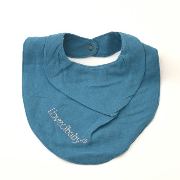 オーガニックコットン ベビーモスリン バンダナビブ