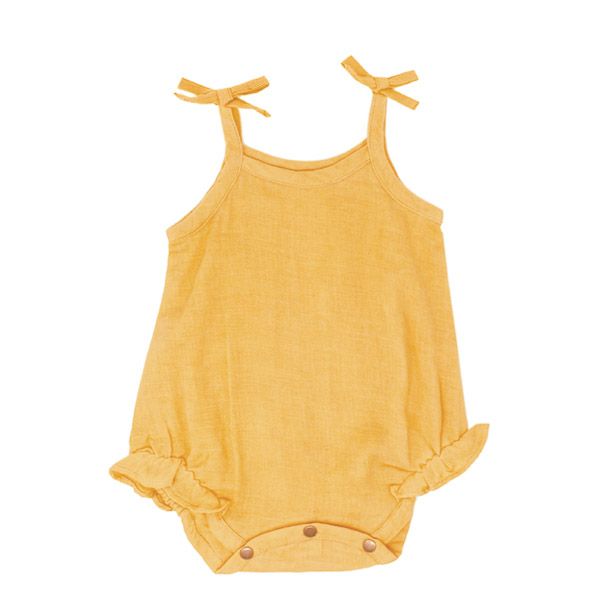 オーガニックコットン ベビーモスリン タイショルダーボディ