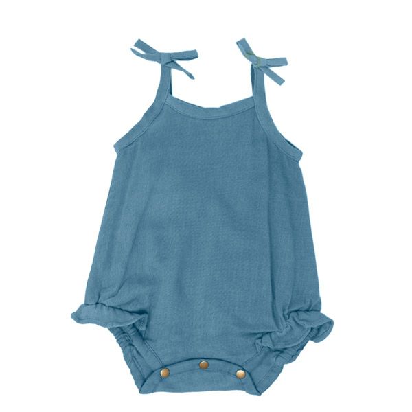 オーガニックコットン ベビーモスリン タイショルダーボディ