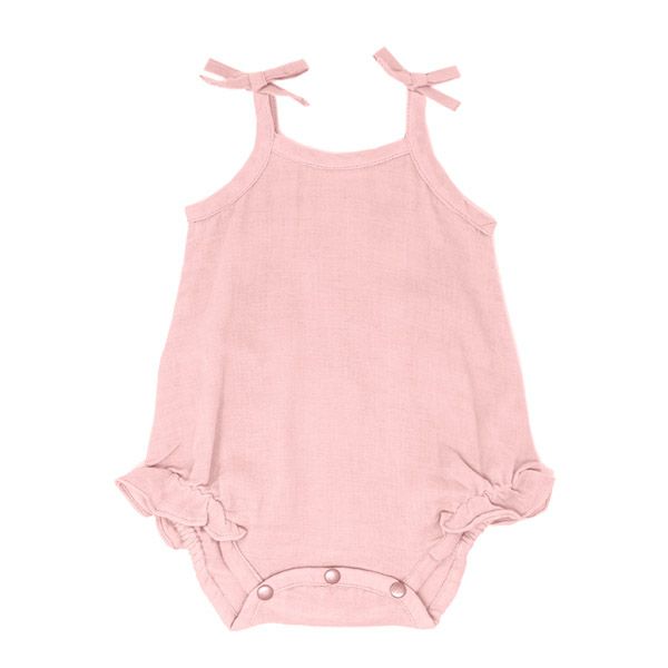 オーガニックコットン ベビーモスリン タイショルダーボディ