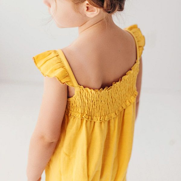 オーガニックコットン キッズモスリン サロペットパンツ