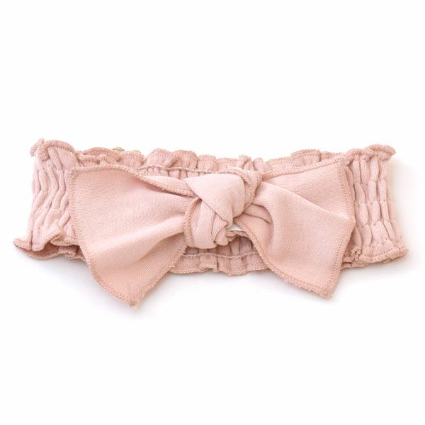 オーガニックコットン ベビースモッキング ヘッドバンド