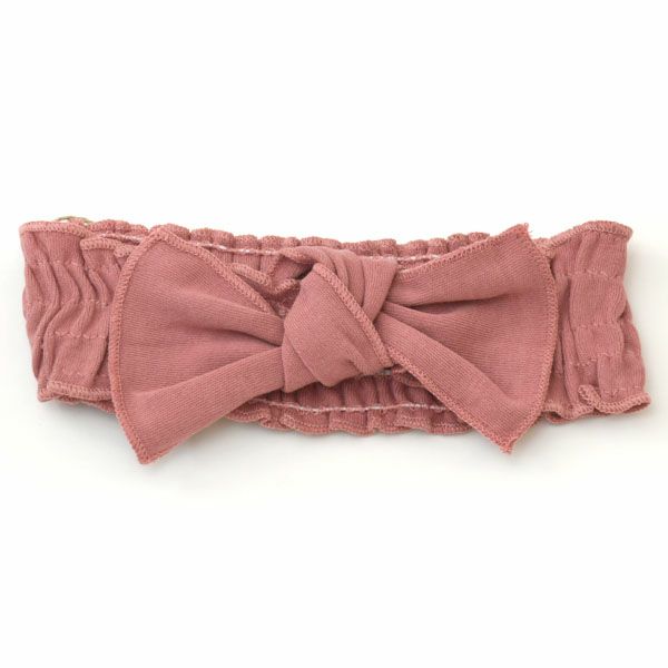 オーガニックコットン ベビースモッキング ヘッドバンド