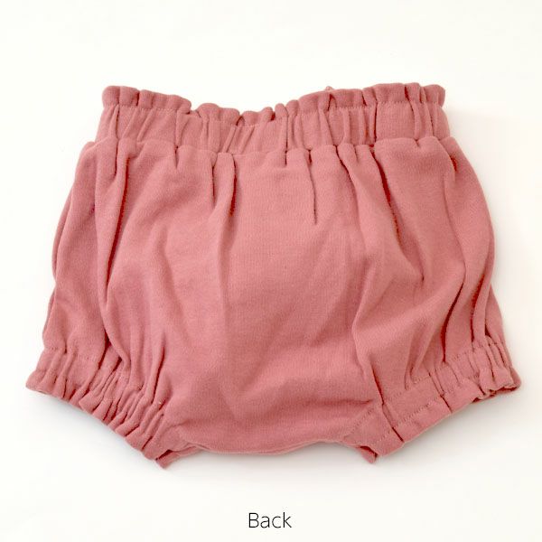 オーガニックコットン ベビーラッフル ブルマ