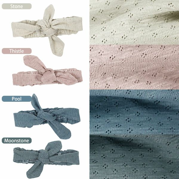 オーガニックコットン ベビーポインテル ヘッドバンド