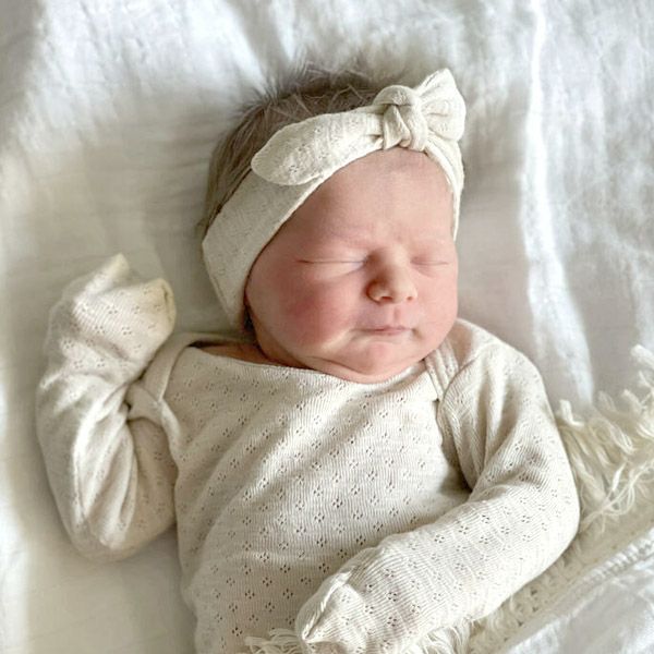 オーガニックコットン ベビーポインテル ヘッドバンド